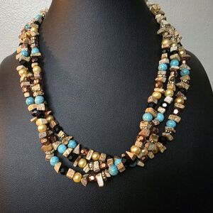 Elegant Multicolor Beaded Necklace